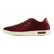 Le Coq Sportif Arthur Ashe Int W Velvet Ruby Wine Violet - Chaussures Baskets Basses Femme Réduction